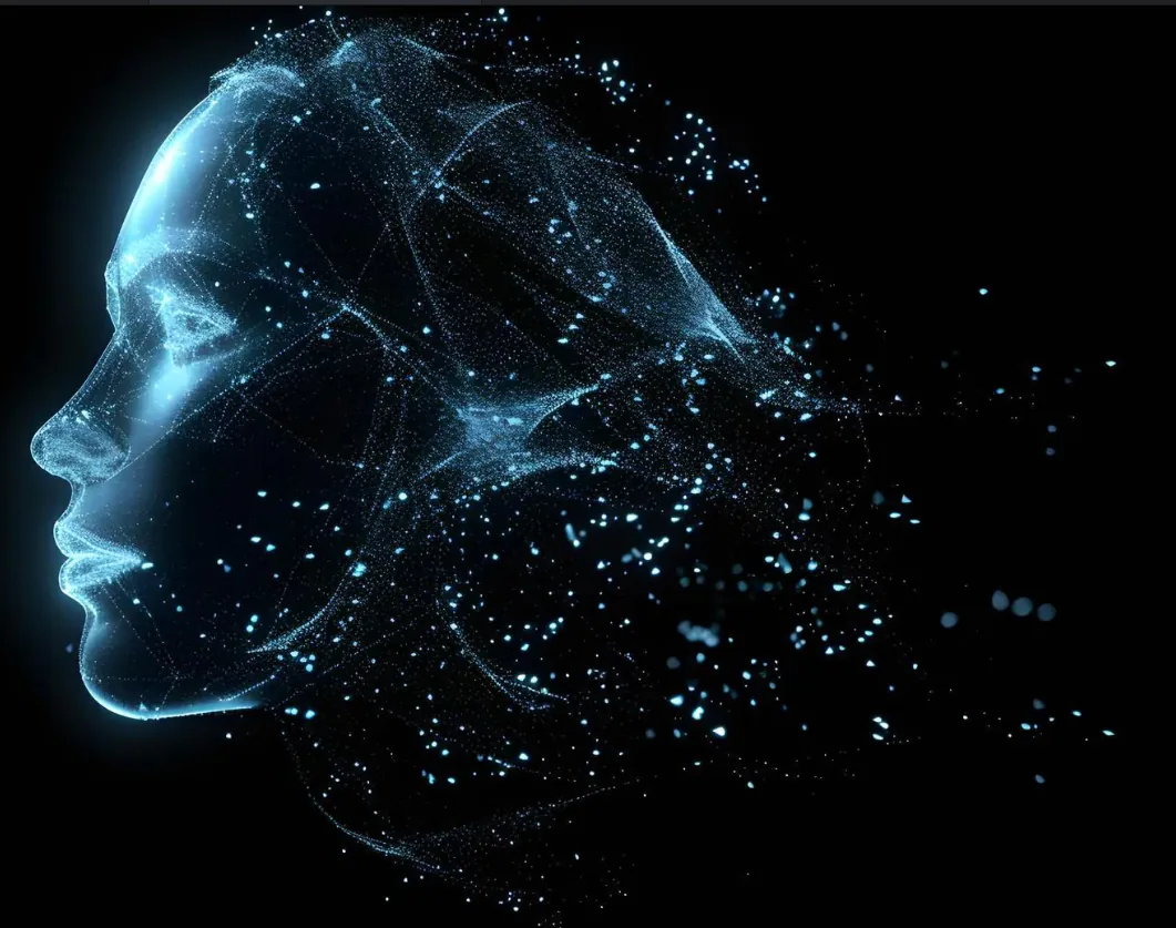 AI Holografisch Hoofd — Vrij Vermoganova Neuraal Centrum